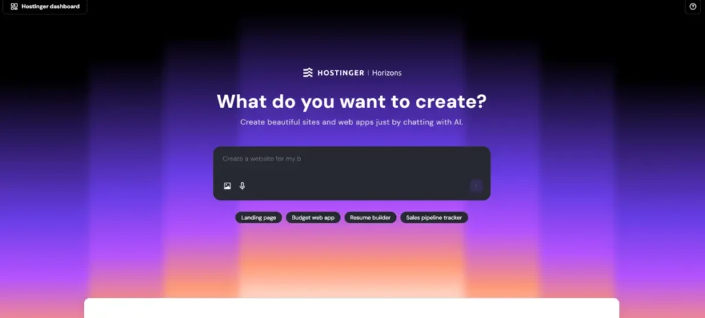 Holsinger the best AI website builder