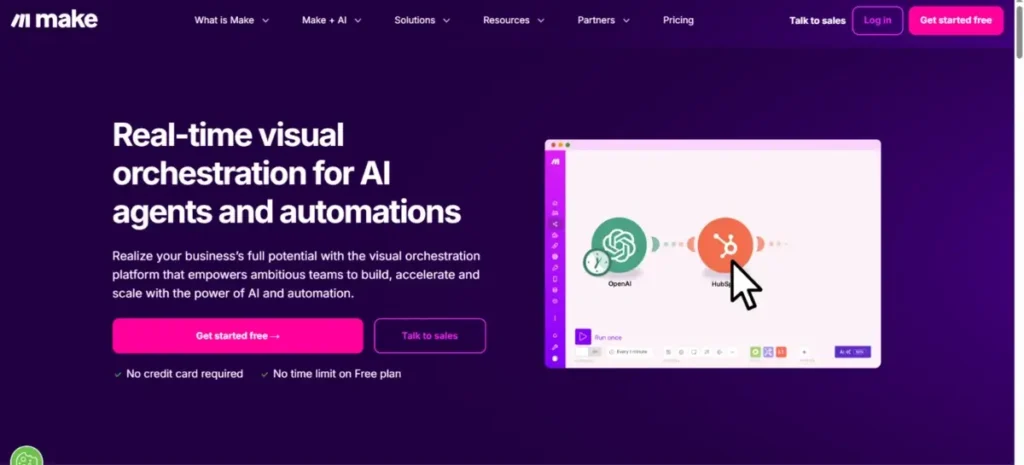 Make landing page screenshot